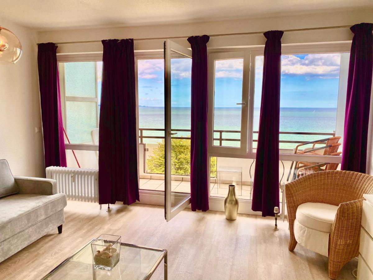 Studio Mit Panorama-Meerblick Und Direkter Strandlage In Scharbeutz Eksteriør bilde